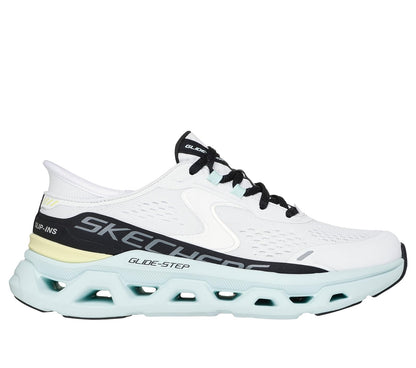 Skechers Glide-Step Altus - Zapatillas sin Cordones para Mujer | Zapatillas de deporte, parte superior de malla diseñada, entresuela geométrica deslizante, lavable a máquina