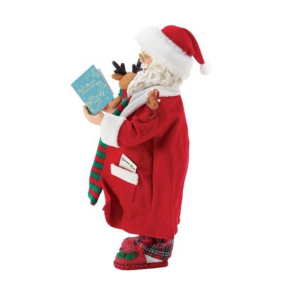 Department 56 Possible Dreams Sports and Leisure Figura de Papá Noel Mi Cuento Favorito para Dormir, 10,5 Pulgadas, Multicolor