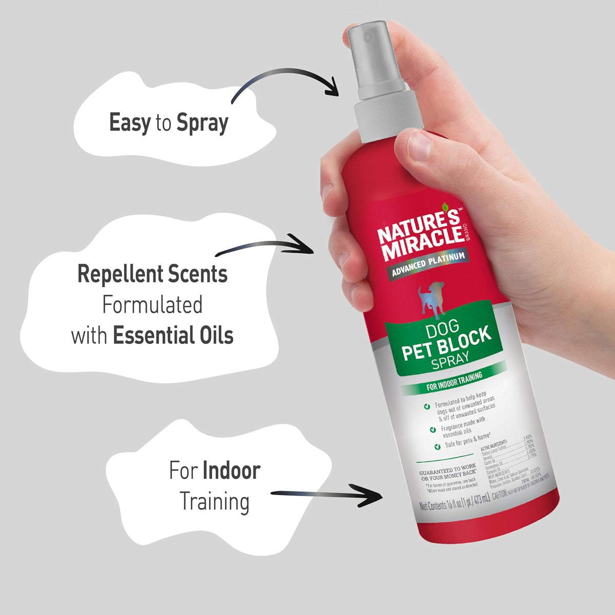 Nature's Miracle Pet Block Repelente para Perros 473ml