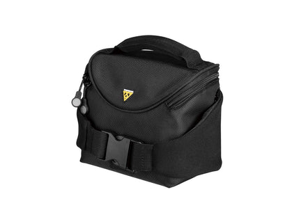 Topeak Bolsa para Manillar compacta, Incluye fijador 8, Color Negro