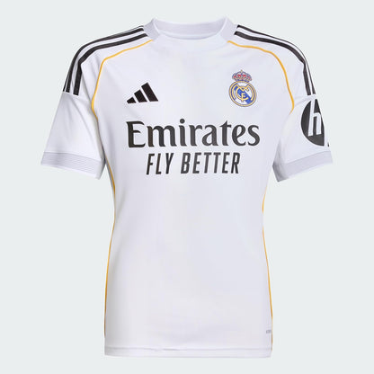 adidas Jersey Real Madrid 25/26 Manga Corta Blanca Unisex Niños