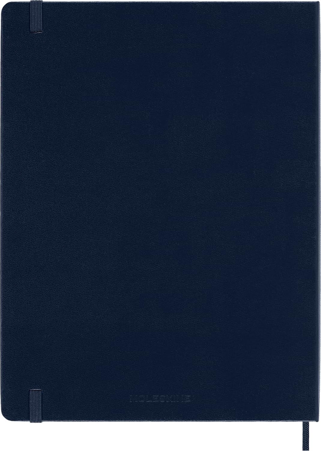 Moleskine Libreta Clásica Extra Grande Azul Zafiro de Hoja Blanca Pasta Dura