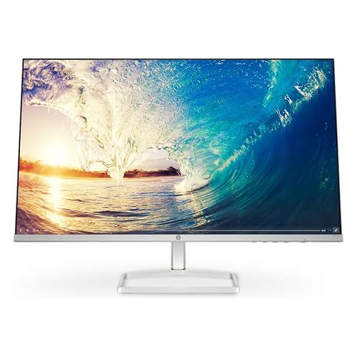 HP Monitor 527sw FHD S5, 27", IPS, 1920 x 1080, 100 Hz, 5ms GtG, Eye Ease, Luz Azul Baja, Micro Bordes, HDMI/VGA, Plateado/Blanco (94F46AA)