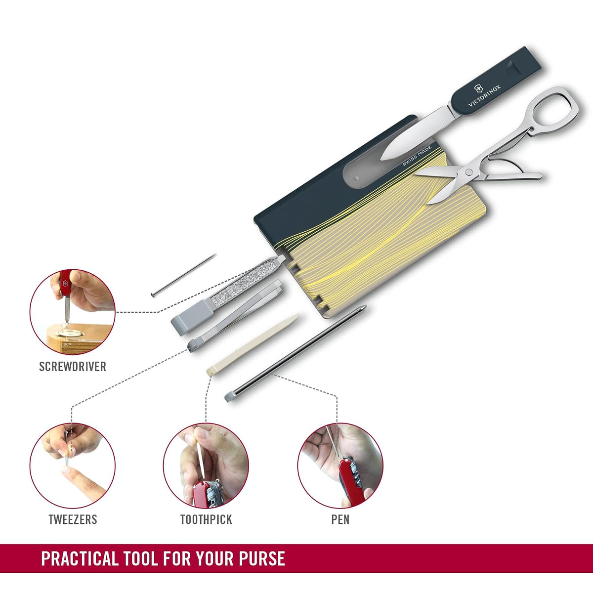 Victorinox Swiss Card Classic New York Style, Gris
