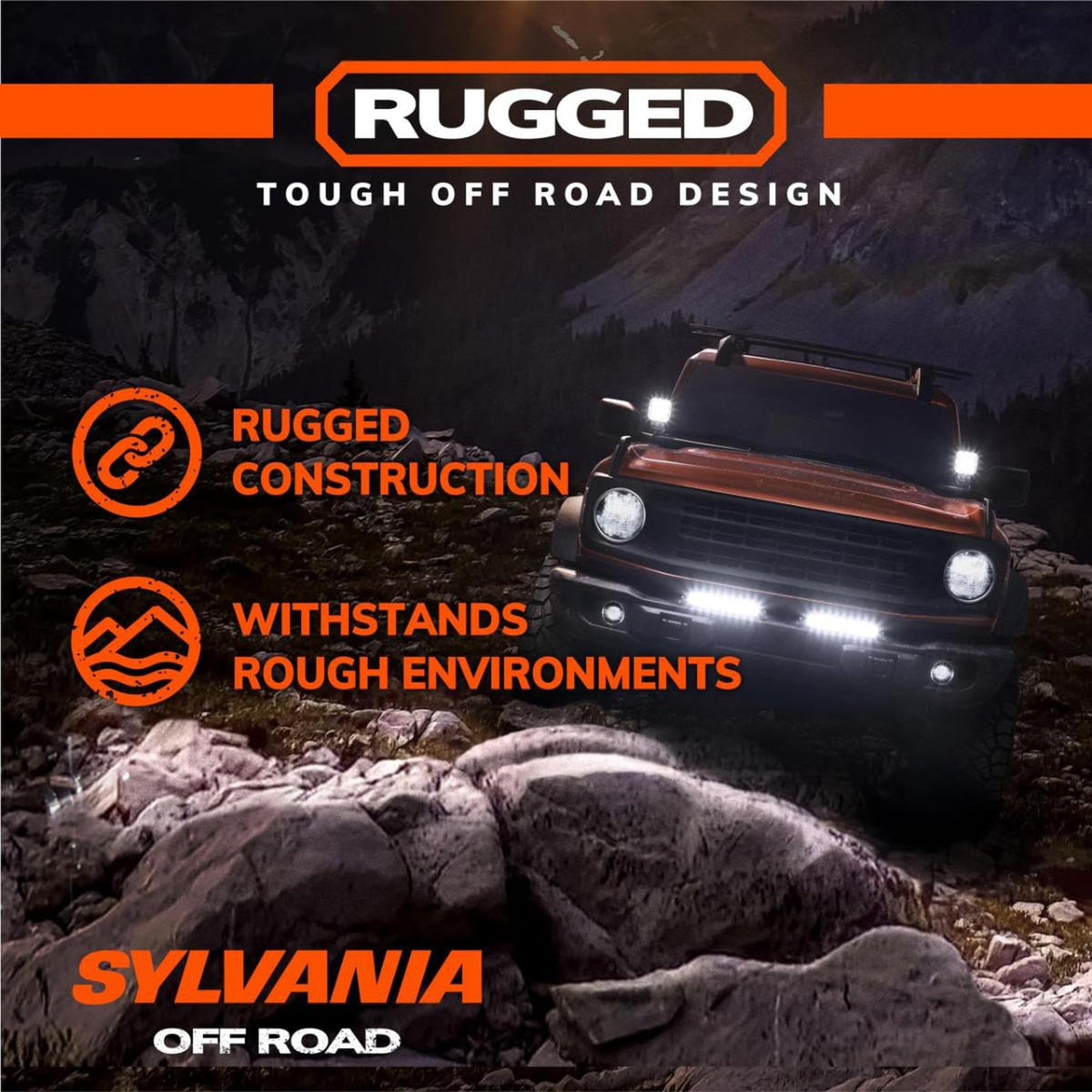 Sylvania RGBAR10INFLV2.BX Barra de Luces LED de 10 in tipo Flood, Blanco