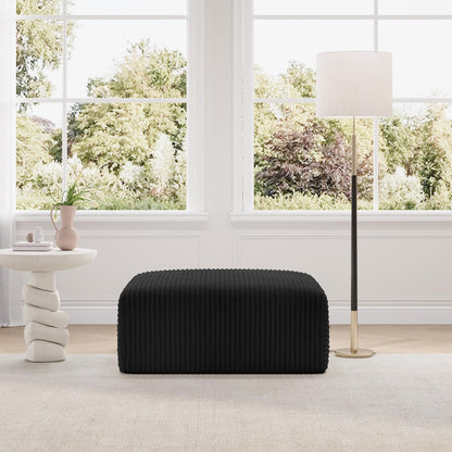 Novilla - Sofá Modular seccional, Moderno sofá seccional de Nube con Soporte Smarts Coil, sofá tapizado sin Huesos para Sala de Estar, Apartamentos, recámara, no Requiere Montaje (Otomana)