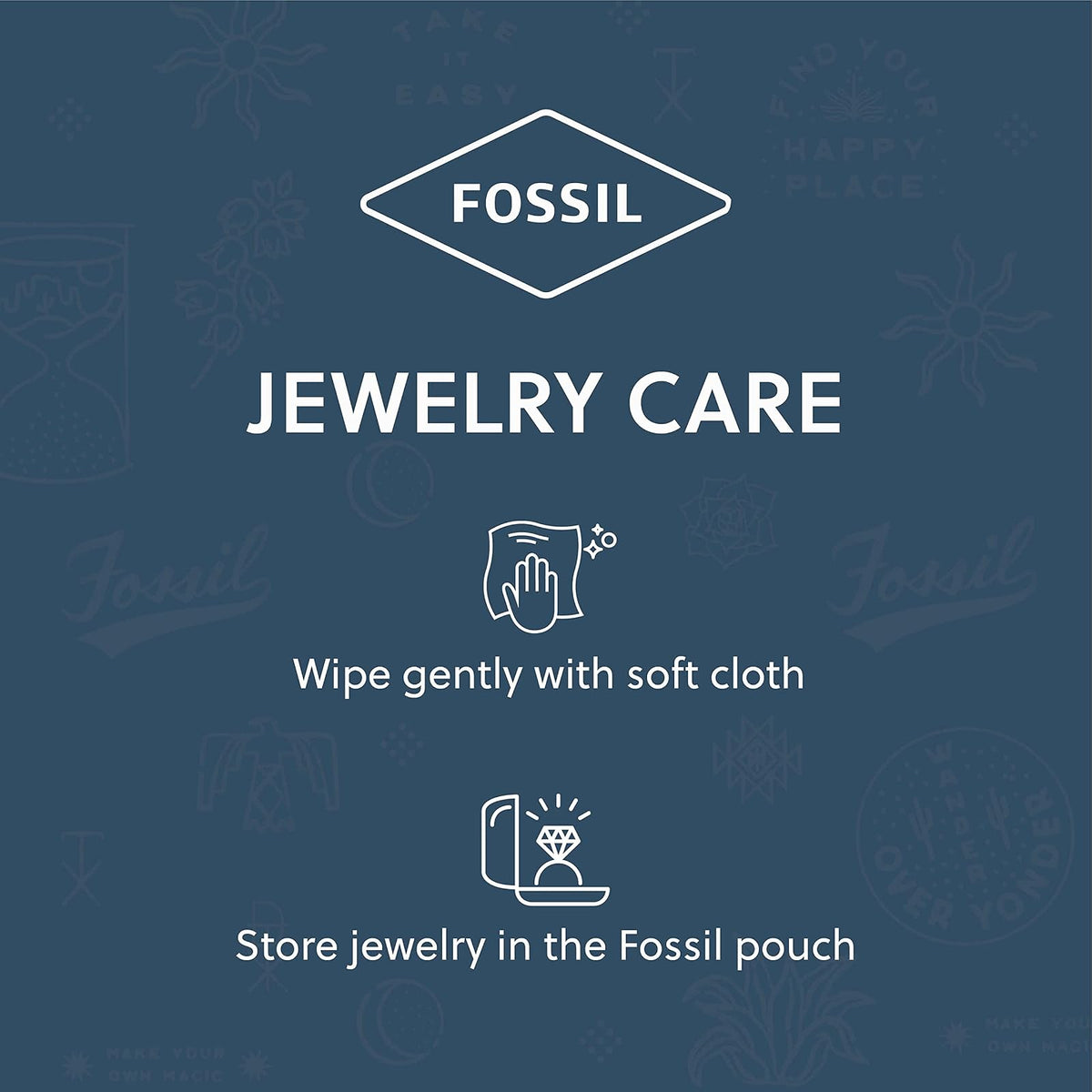 Fossil Women's Rose Gold-Tone Stainless Steel Pendant Chain Necklace