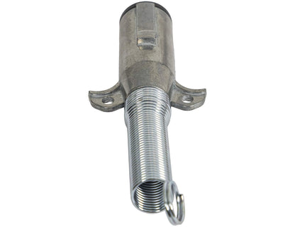 Buyers Products - Conector de Remolque de Zinc Fundido a presión de 2 vías, Lado del Remolque, pasadores horizontales con Resorte, TC2002, Silver