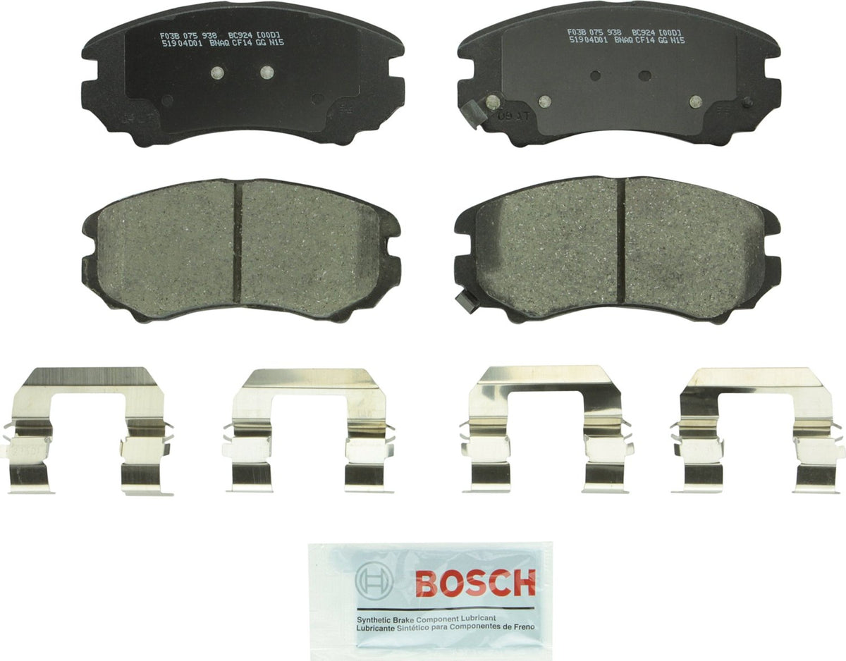 Bosch QuietCast Premium Pastillas de Freno Cerámicas - Frente - 924 - 800-999