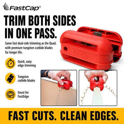 Fastcap Quad Trimmer con Hojas de Carburo de Tungsteno