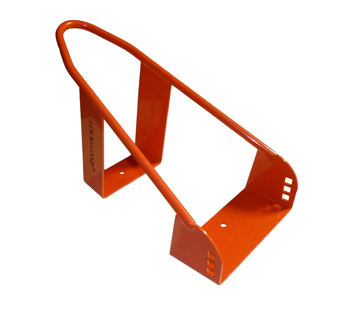 Lock N Load (BK100 - Calza de Rueda de Motocicleta de Lujo Naranja/Negro