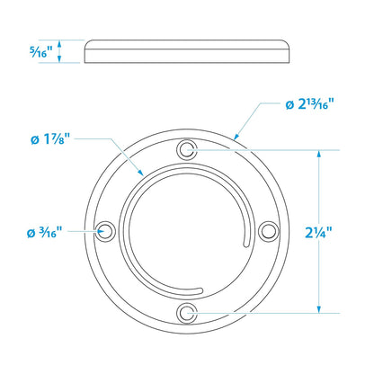 Boating Accessories New Boat Deck Drain Scupper Valve SCP 18261