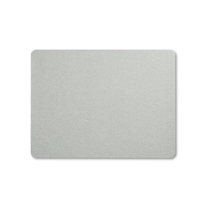 Quartet Tablero de anuncios, tela, 4 x 3 pies, sin marco, tablero de fibra de alta densidad, oficina ovalada, gris (7684G)