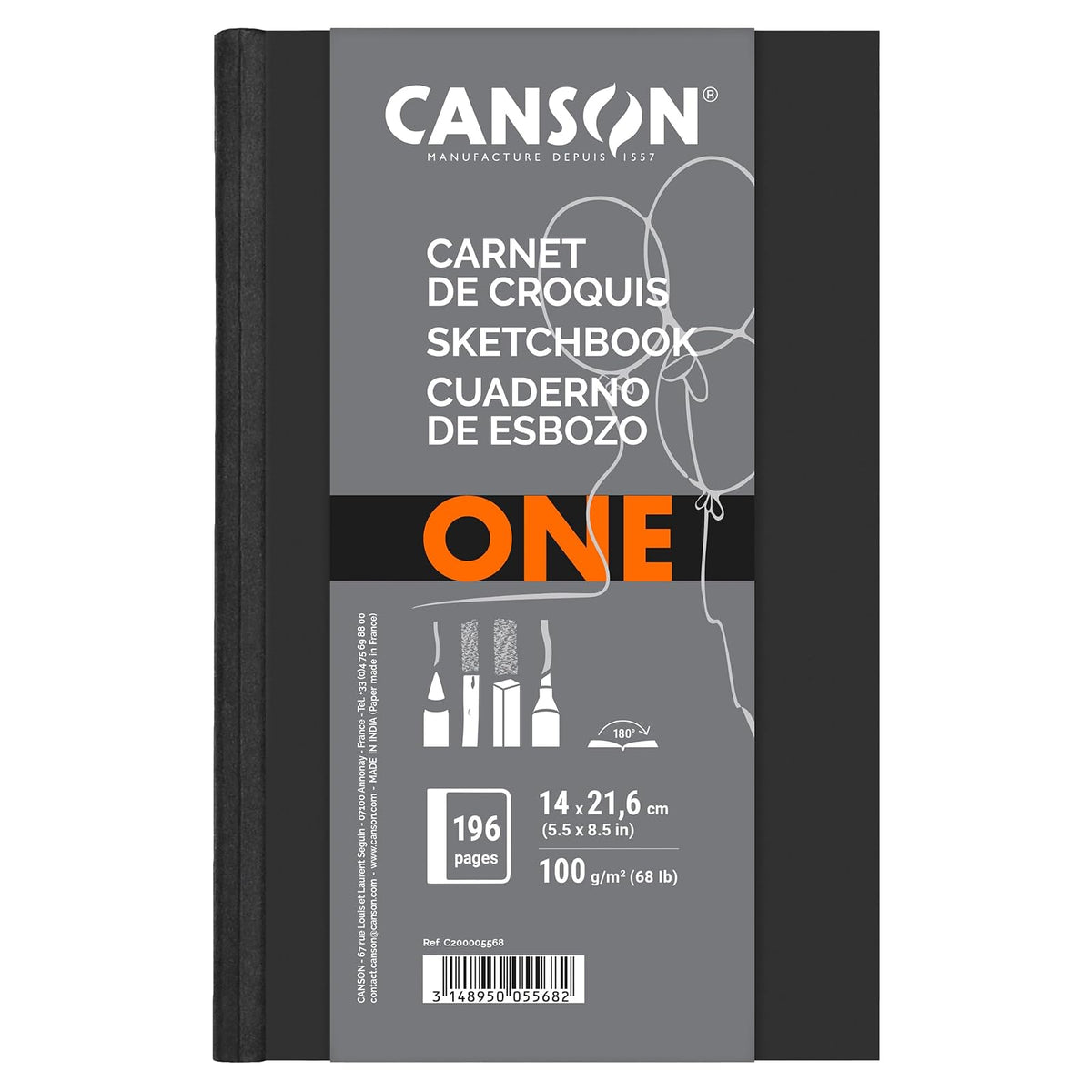 Libro Canson . Arte Book One 14 * 21,6