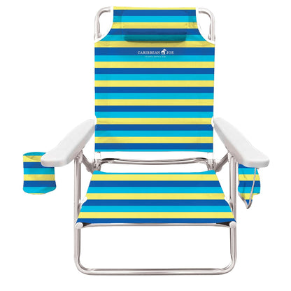 Caribbean Joe Chaby International Deluxe - Silla Plegable para Playa y Camping