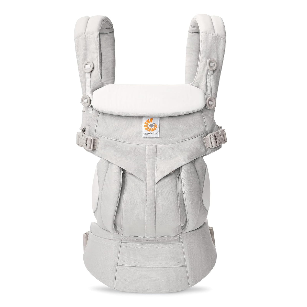 SNUNGPHIR Ergobaby Omni 360 All-Position Baby Carrier for Newborn to Toddler with Lumbar Support (7-45 Pounds), Pearl Grey