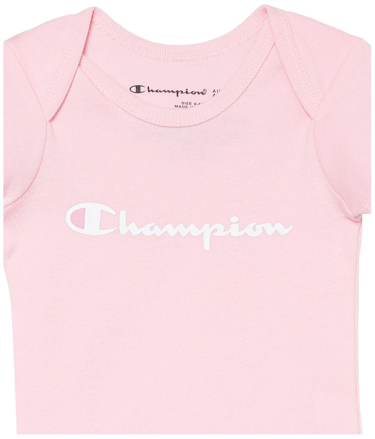 Champion Champion Traje unisex para bebé, 3 unidades y 5 unidades, manga corta o manga larga, en varios colores, talla 0-6 m Conjunto de playeras para bebés y niños pequeñosbebé-niñas
