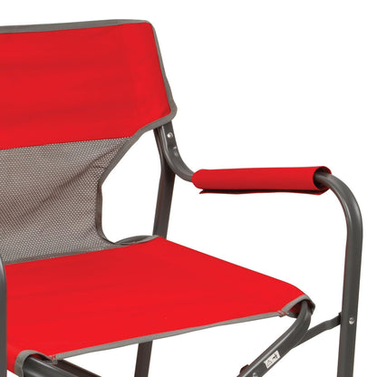 Coleman Outpost Breeze, Roja, Silla Plegable De Patio