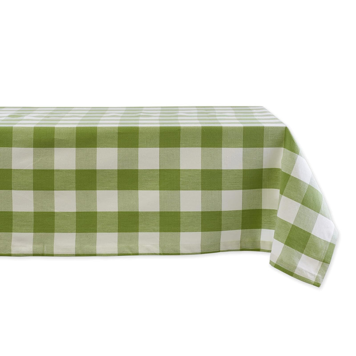 DII Buffalo Check Juego de Servilletas de Tela, Paquete de 6 - 304.8 x 152.4 cm (Rectangular) - Verde envejecido
