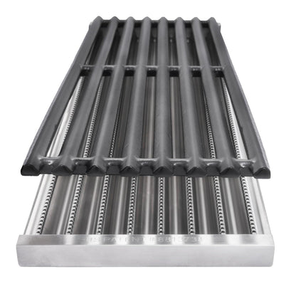 Char-Broil 3297527R04 Rejilla y emisor de Infrarrojos TRU-Serie Profesional, Firma/Comercial, Paquete de 1, Gris