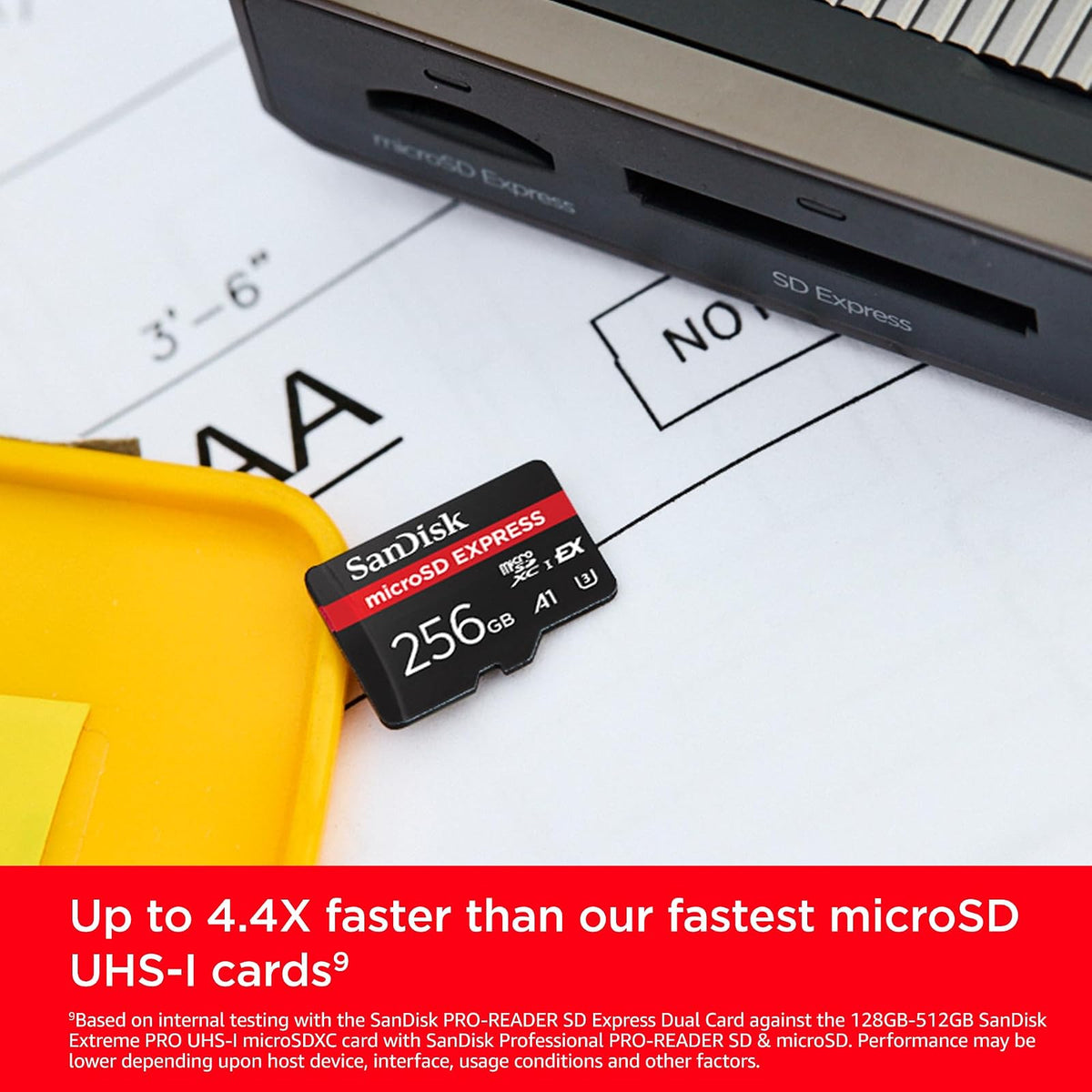 SanDisk microSD Express 256GB up to 880 MB/s Read, 650MB/s Write