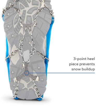 Yaktrax Ascent Heavy Duty Traction Cleats with 16 Stainless-Steel Spikes (1 Pair)
