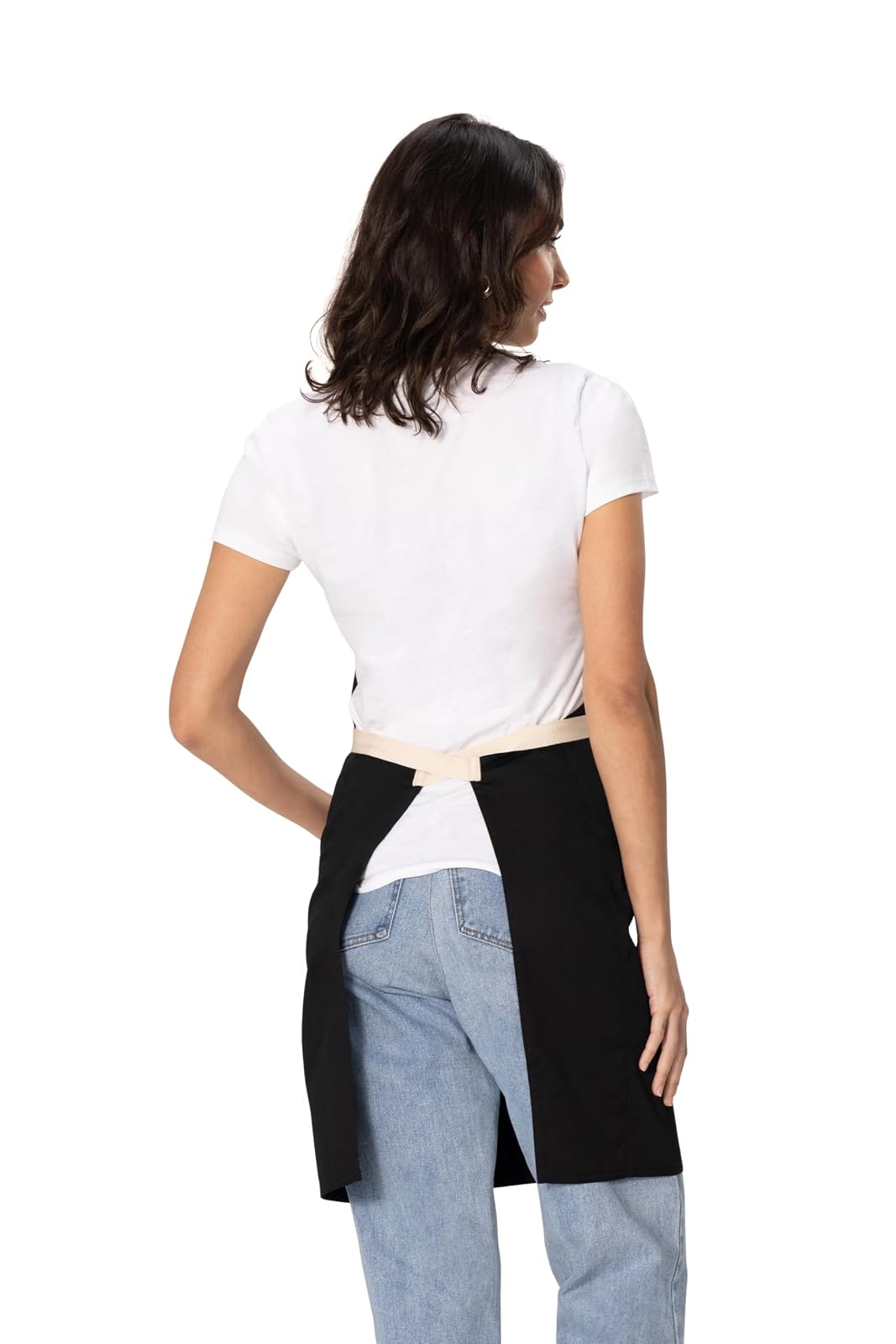 Chef Works - Delantal unisex Ridgewood, color negro, talla única, Negro -, Talla única