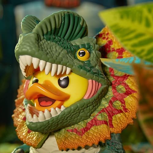 TUBBZ Boxed Edition: Jurassic World Rebirth - Figura de Vinilo de Goma | Producto oficial - Figura de vinilo en caja, depredador jurásico, regalo de ventilador, decoración de exhibición y pato Jeep