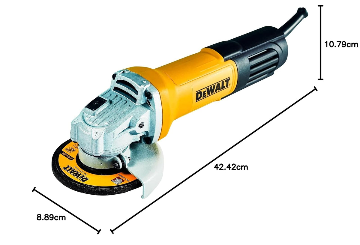 DEWALT Esmeriladora Angular Ultracompacta de 4-1/2" (115 mm), 750 W (DWE750)
