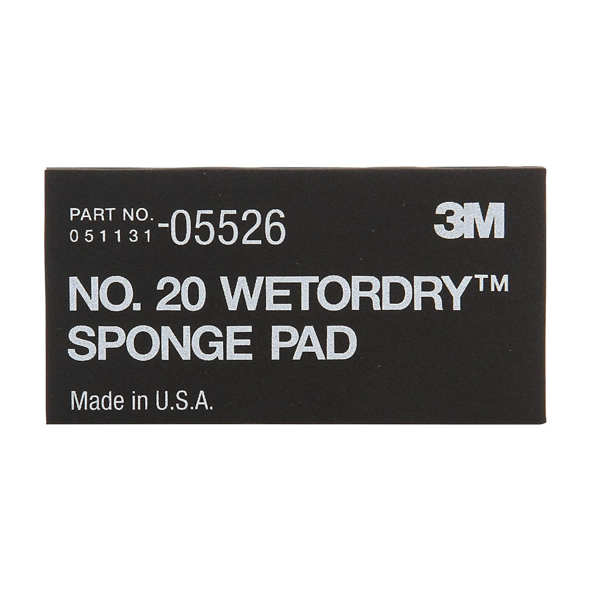 3M Respaldo Suave Para Lija Microfina Automotriz | 1 almohadilla, flexible, de larga duración, esponja automotriz, color negro