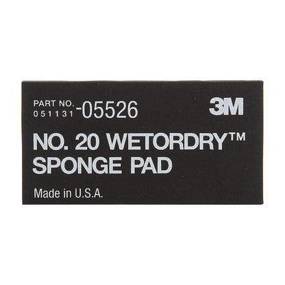 3M Respaldo Suave Para Lija Microfina Automotriz | 1 almohadilla, flexible, de larga duración, esponja automotriz, color negro
