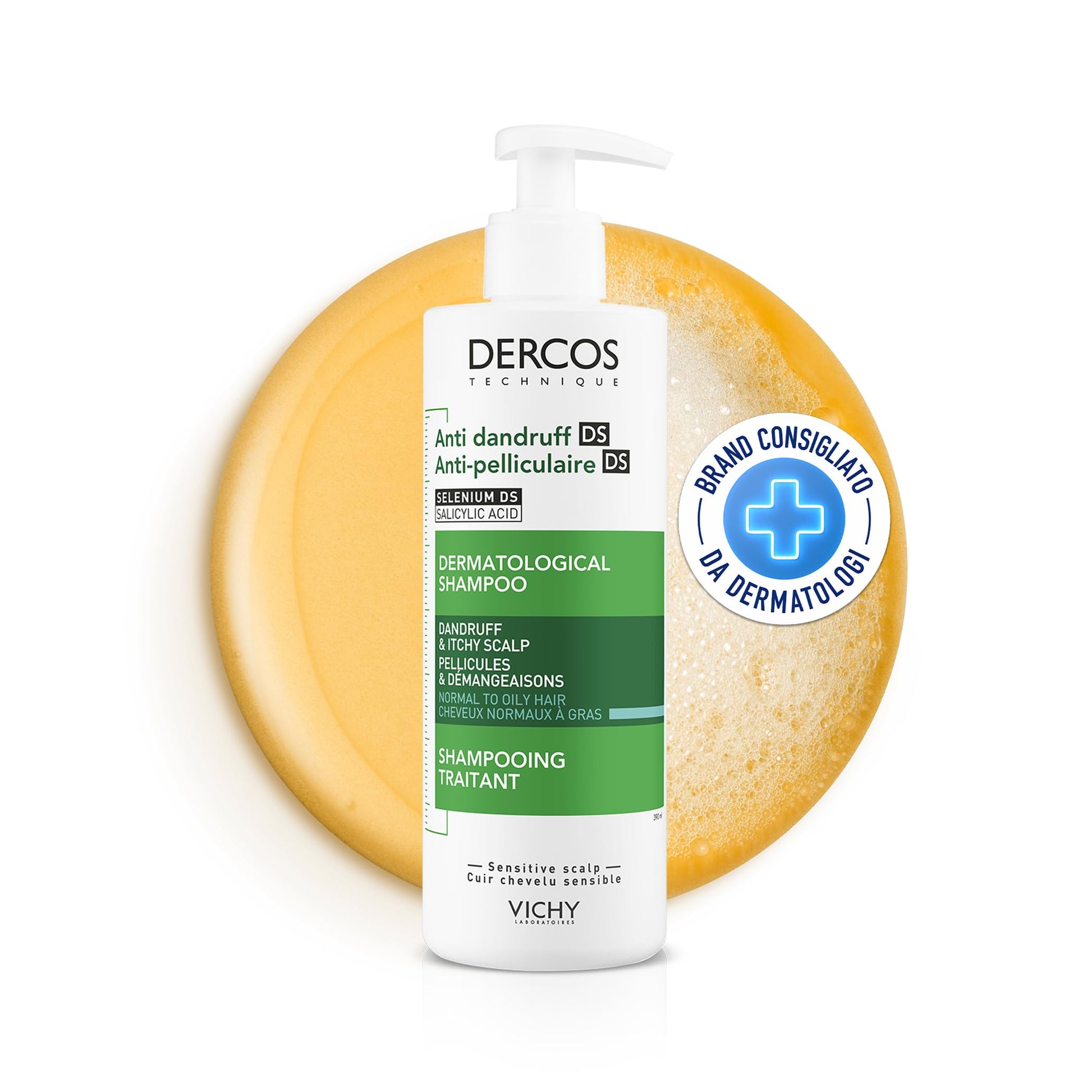 Vichy Dercos Shampoo Anticaspa para Cabello Normal a Graso 390ml