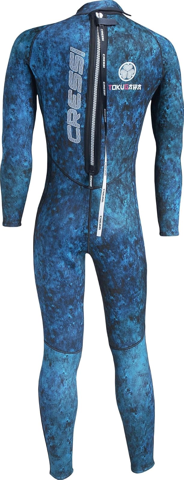 Cressi Spearfishing and Freediving One-Piece Wetsuit with Loading Chest Pad, Knee Protection, Anatomical Design - Tokugawa: Designed in Italy