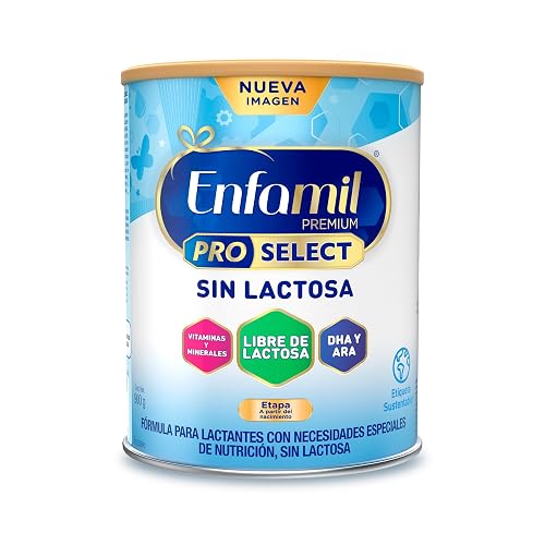 Enfamil Sin Lactosa Fórmula Infantil Especializada para Lactantes a partir del nacimiento, Lata de 900 gramos