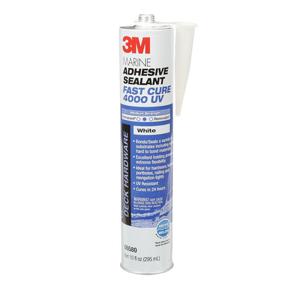 3M Sellador Adhesivo Marino 4000 UV Blanco - 10 fl oz - Blanco - 1