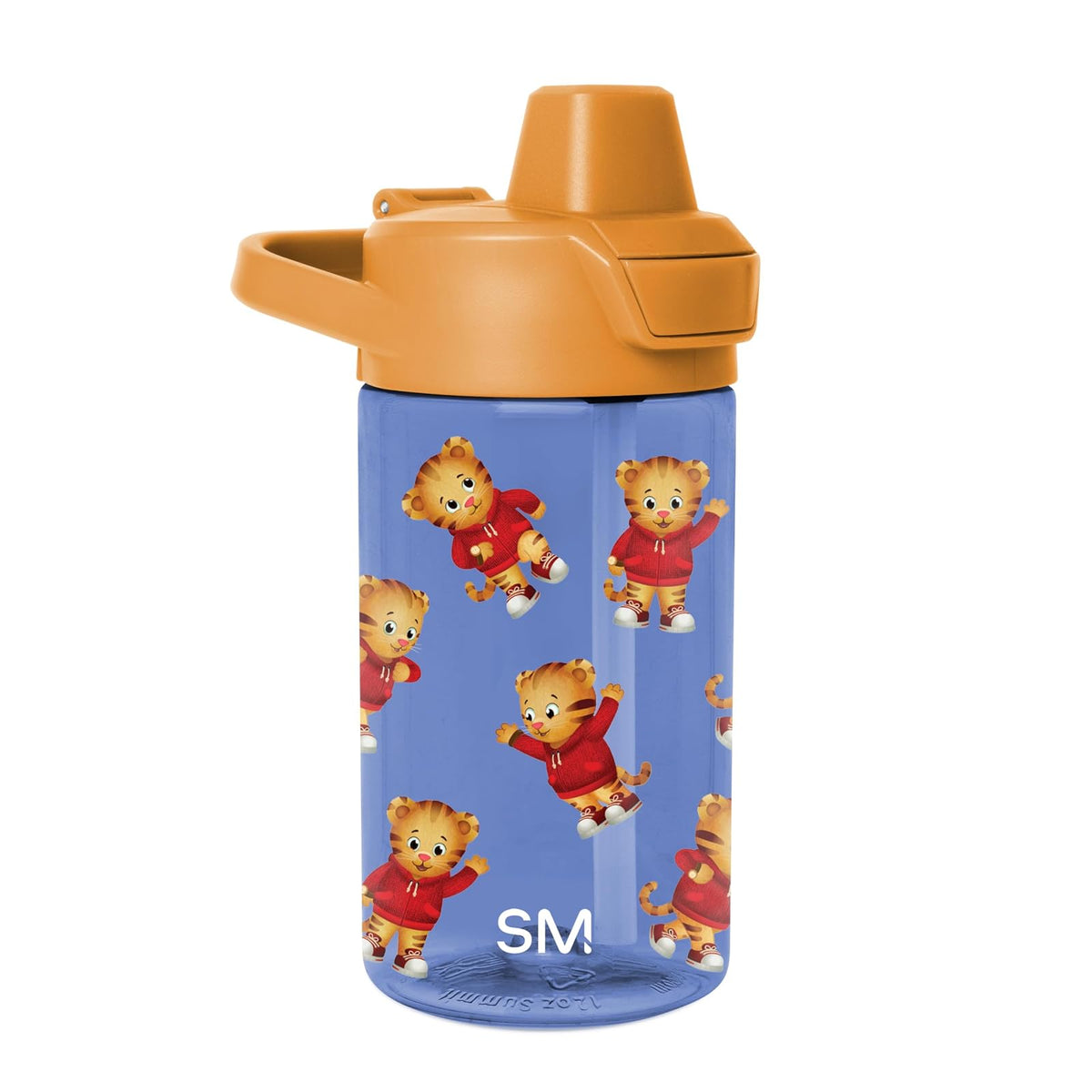 Simple Modern Summit Botella Tritan para Niños, 12 oz, Diseños con Licencia - Daniel Tiger: Bailes - Tapa cubierta | 12 onzas