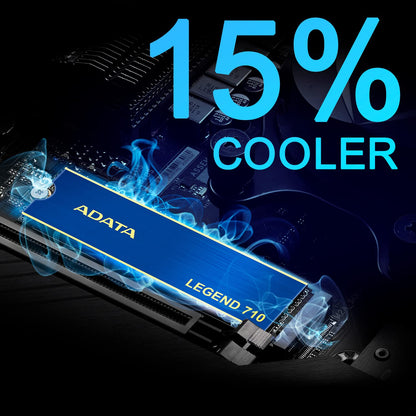 ADATA SSD Legend 710 1TB PCIe Gen3 x4 M.2 NVMe 2100MB/S1.3 2280 ALEG-710-1TCS