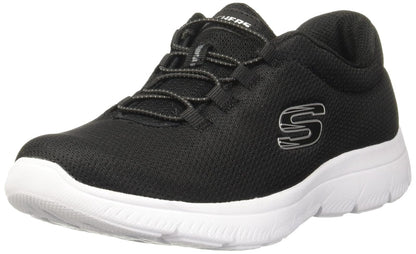 Skechers 10000mxgypk, Zapatillas Mujer - 22.5 cm - Negro - Blanco