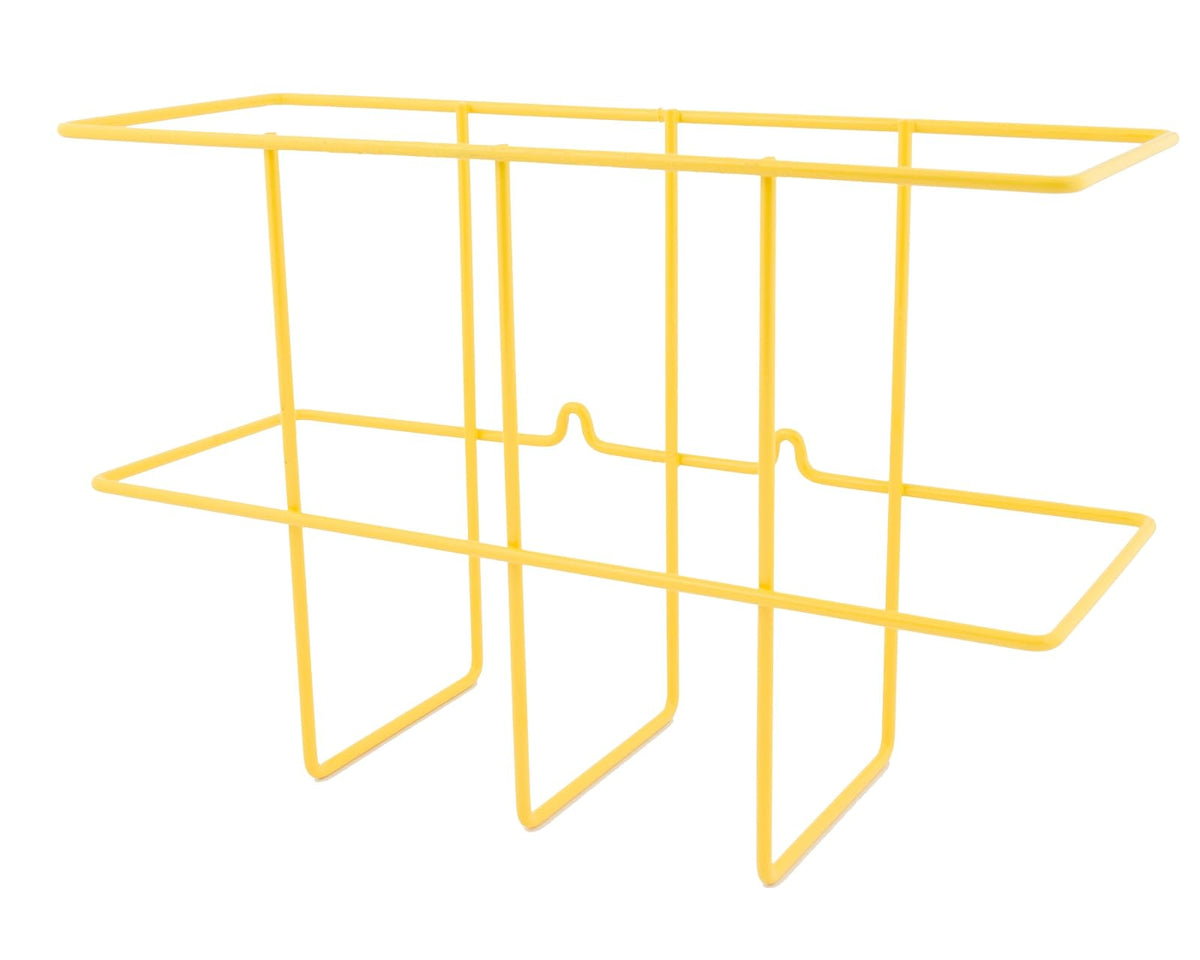 Zing Green Products 7199 - Cesta de alambre para montaje en pared, soporte para carpeta SDS con accesorios de montaje, 14 x 9 x 4.5 pulgadas, amarillo, uno por paquete
