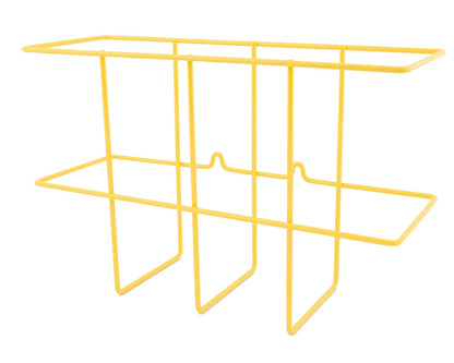 Zing Green Products 7199 - Cesta de alambre para montaje en pared, soporte para carpeta SDS con accesorios de montaje, 14 x 9 x 4.5 pulgadas, amarillo, uno por paquete