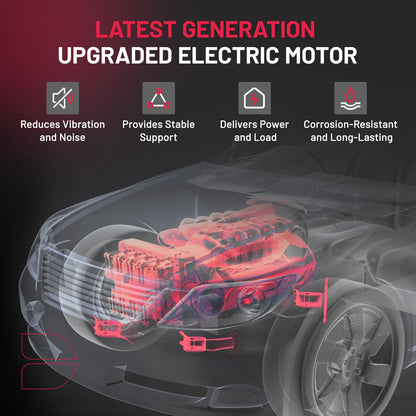 BDFHYK Motor y soportes trans compatibles con Chrysler Town & Country | 3.6 L / V6, reemplaza A5665, A5480, acero de aleación, fácil instalación, compatible con Dodge Grand Caravan 11-19