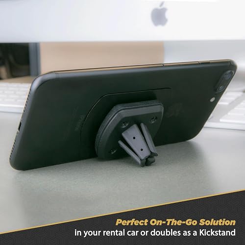 Scosche MAGVM2B - Soporte magnético para dispositivos móviles, Negro, 1 unidad