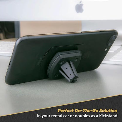 Scosche MAGVM2B - Soporte magnético para dispositivos móviles, Negro, 1 unidad