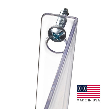 Officemate 21404 Wall File, Letter Size, 2 Pack, clear