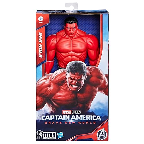Marvel Red Hulk Figura de Acción Titan Hero Series 30cm