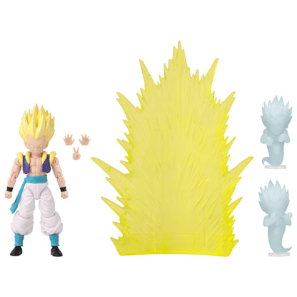 Dragon Ball Super Gotenks Súper Saiyajin Dragon Stars Power Up Pack Figura Articulada de acción de 6.5" (14.5 cm) con Accesorios de Efectos de Poder Muñeco Coleccionable para Niños