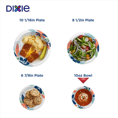 Dixie® - Cuencos de papel de 10 onzas, 72 unidades