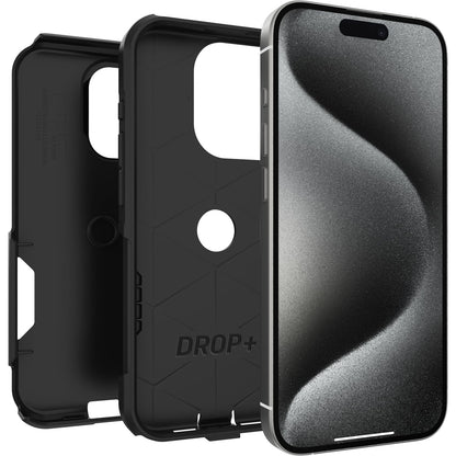 OtterBox Commuter - Funda para iPhone 15 Pro (3 Unidades), Color Negro