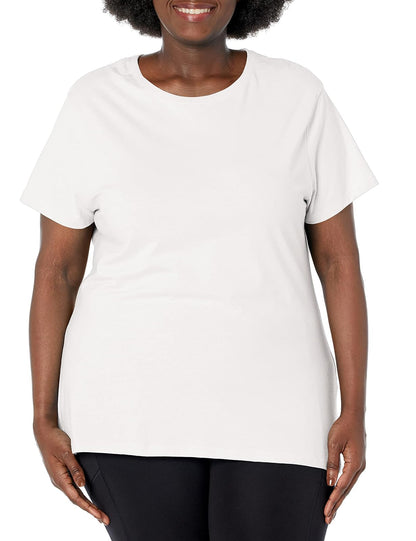 Just My Size Playera de Manga Corta con Cuello Redondo para Mujer