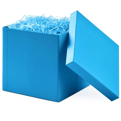 Hallmark Caja de Regalo Plegable con Tapa, 7 Pulgadas - Turquesa